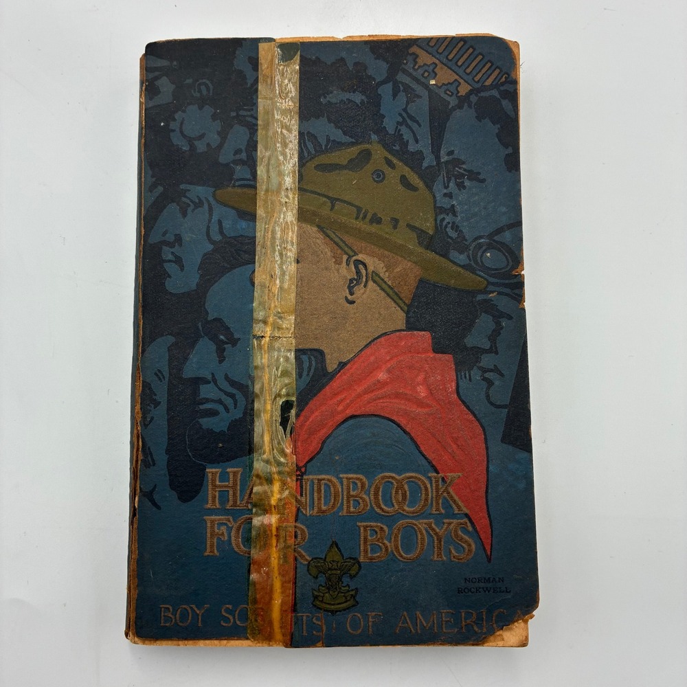 1929 Boy Scouts of America Handbook for Boys Revised First Edition 9th Printing